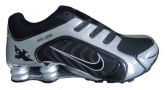 Tenis Nike Shox Navina cromado Preto com Prata