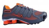 Tenis Nike Shox NZ Grafite e Laranja